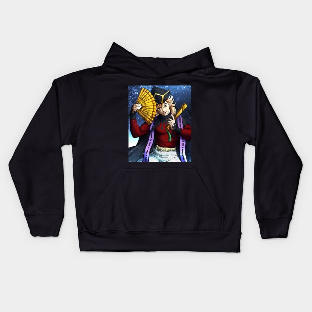 Evil ice mage Kids Hoodie by mcashe_art